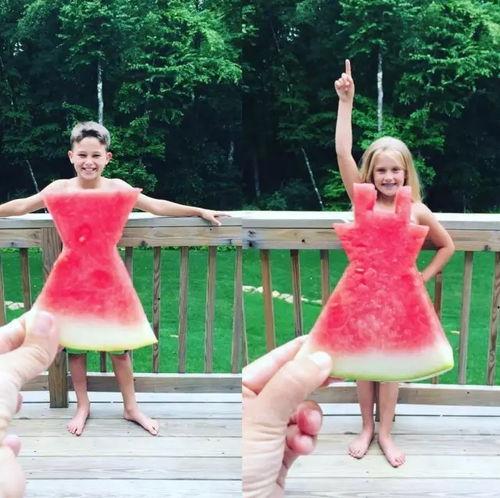 吃瓜群众儿童照片图片,吃瓜群众儿童照片里的纯真瞬间